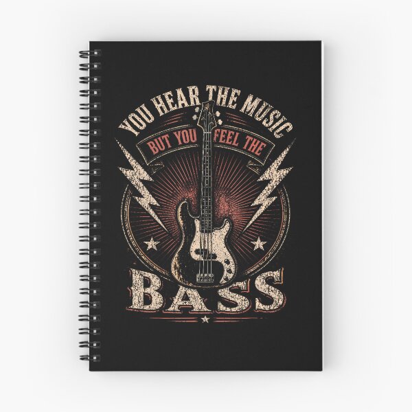 Item preview, You Hear The Music But You Feel The Bass Vintage Bass Guitar designed and sold by snailslowdance.