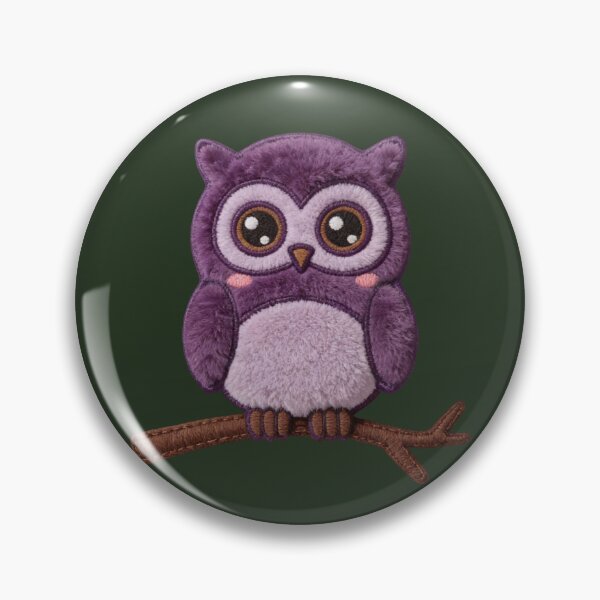 Item preview, Kawaii Woodland Owl - Cozy Autumn Forest Mascot designed and sold by thelexiverse.