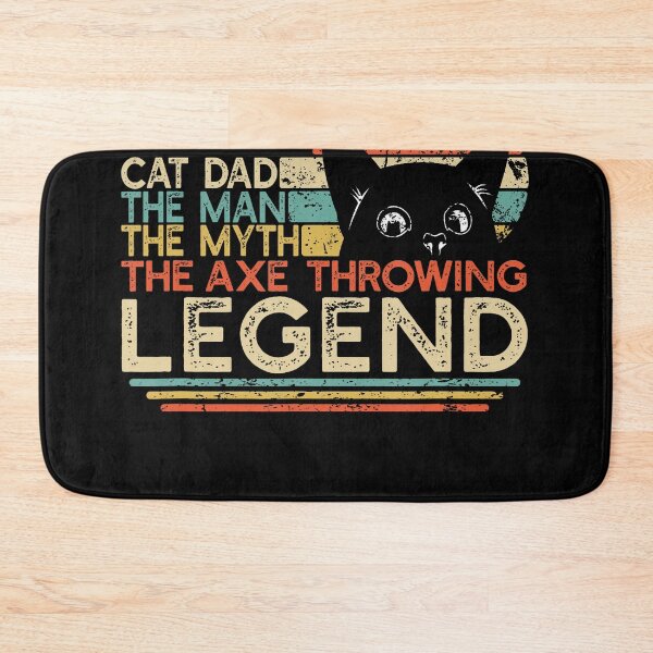 Item preview, Ax Thrower Gift Cat Dad Man Myth Axe Throwing Legend designed and sold by HernandoMS.