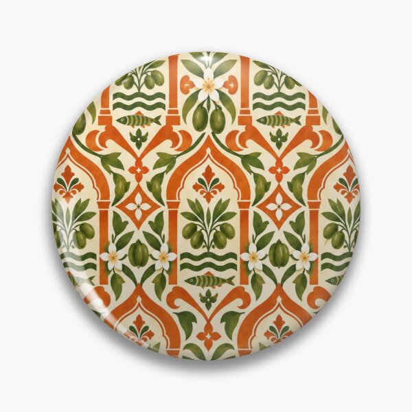 Item preview, Andalusian Olive Garden Pattern – Mediterranean Spanish Home Decor  designed and sold by PrintGo26.