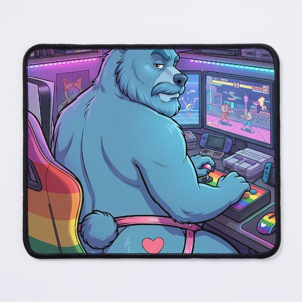 Item preview, Bear Gaymer designed and sold by TheBearthquake.