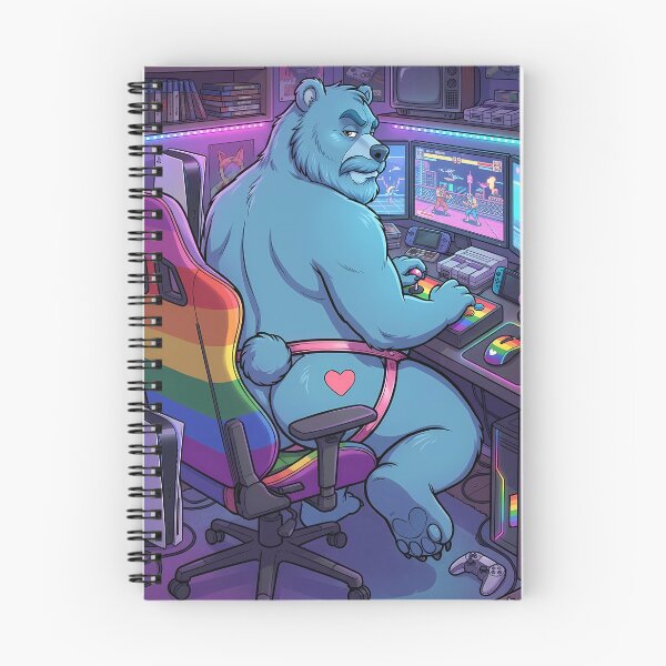 Item preview, Bear Gaymer designed and sold by TheBearthquake.