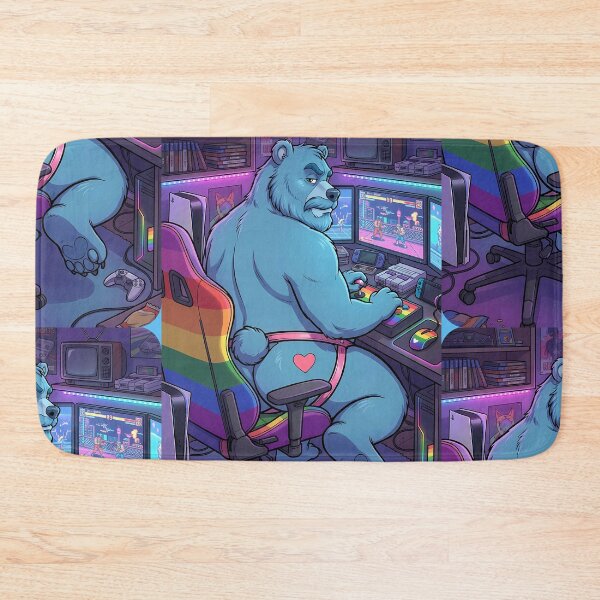 Item preview, Bear Gaymer designed and sold by TheBearthquake.