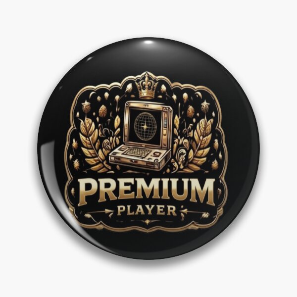 Item preview, Golden Premium Player Badge Design designed and sold by FABIOLA1970.