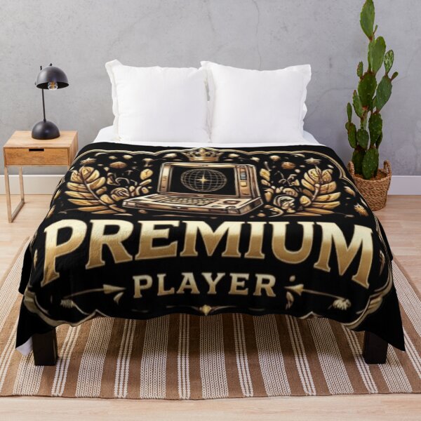 Item preview, Golden Premium Player Badge Design designed and sold by FABIOLA1970.