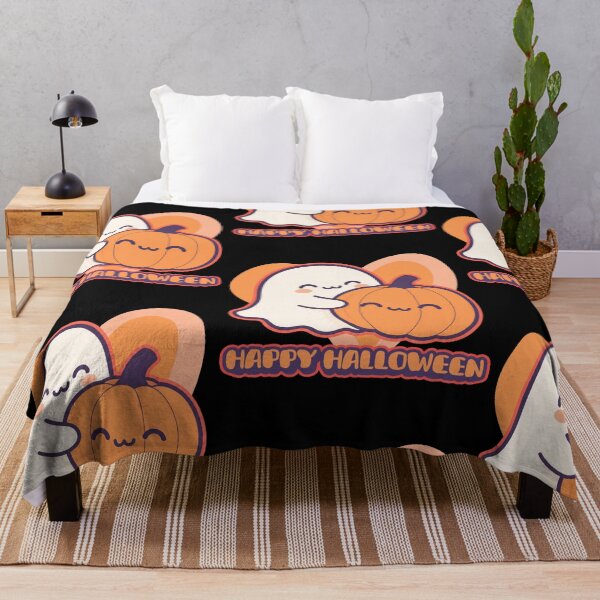 Item preview, Pumpkin Hugs Ghost – Cute Halloween Design designed and sold by tellia-kallisto.