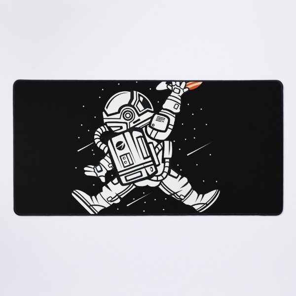 Item preview, Astronaut Dunking Saturn Basketball In Space designed and sold by HernandoMS.