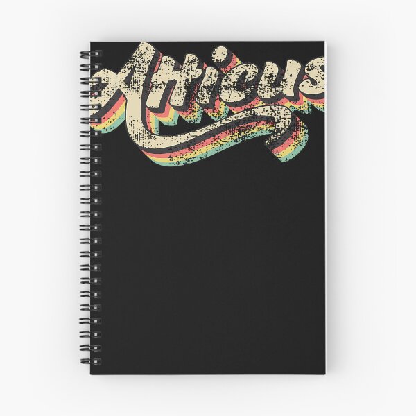 Item preview, Atticus Name First Or Family 70S Inspired Vintage Script designed and sold by HernandoMS.