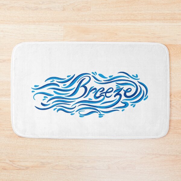 Item preview, Breeze – Elegant Handmade Calligraphy Digital Art Design designed and sold by Neha-Daily-Art.