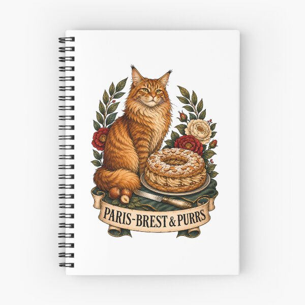 Item preview, Paris Brest Purrs Ginger Maine Coon designed and sold by Old's Cool Cat Studio.
