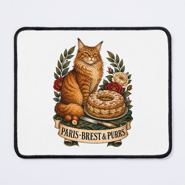 Item preview, Paris Brest Purrs Ginger Maine Coon designed and sold by Old's Cool Cat Studio.