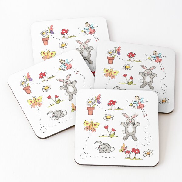 Item preview, Rabbits, Butterflies, Flowers & Fairy designed and sold by Helen McCartney Designs.