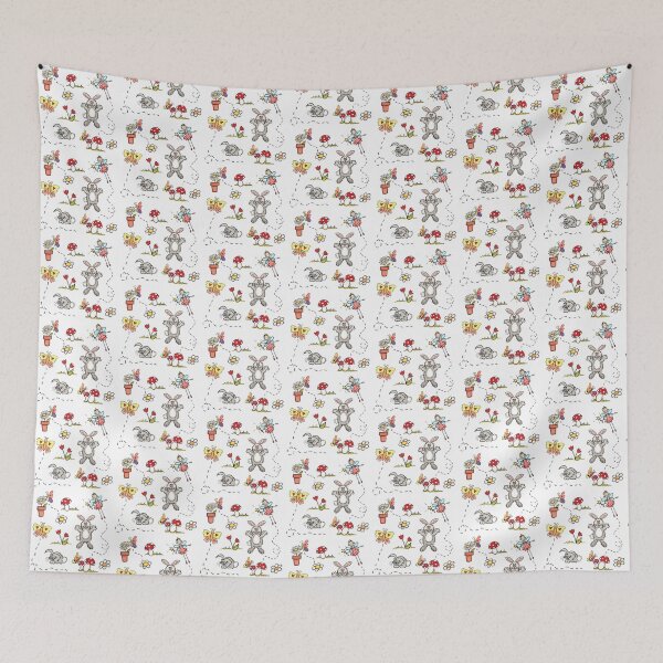 Item preview, Rabbits, Butterflies, Flowers & Fairy designed and sold by Helen McCartney Designs.