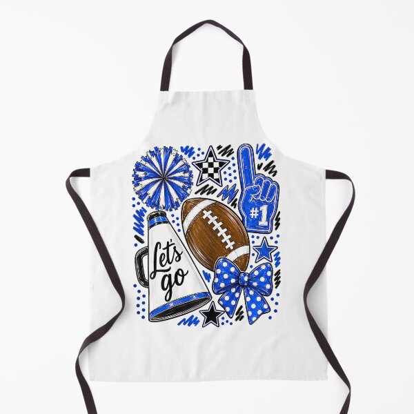 Item preview, Blue Game Day Team High School Football Cheer Mom designed and sold by snailslowdance.