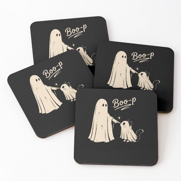 Item preview, Boo Boo-P Cat Ghost Funny Halloween Cat Lovers Cat Mom designed and sold by snailslowdance.