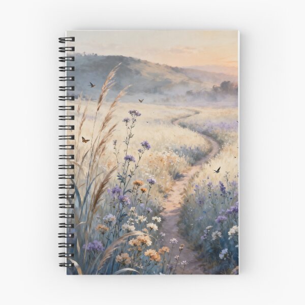 Item preview, Wildflower Meadow Wall Art, Cottage Meadow Landscape, Botanical Nature Painting, Countryside Floral Decor designed and sold by stylishdzign.