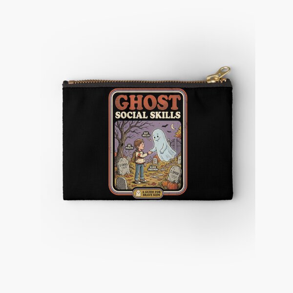 Item preview, Ghost Social Skills - Cute Vintage Halloween designed and sold by dudelinart.