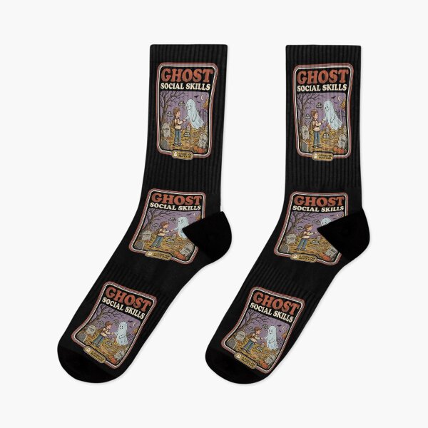 Item preview, Ghost Social Skills - Cute Vintage Halloween designed and sold by dudelinart.