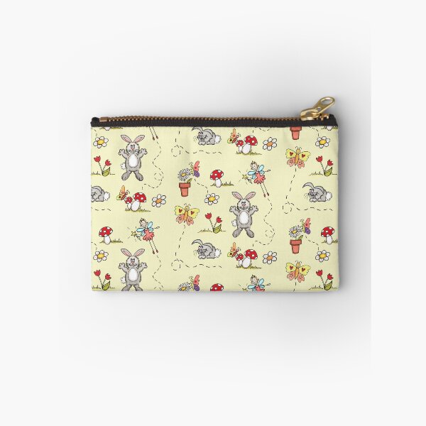 Item preview, Rabbits, Butterflies, Flowers & Fairy - Creamy Yellow designed and sold by Helen McCartney Designs.