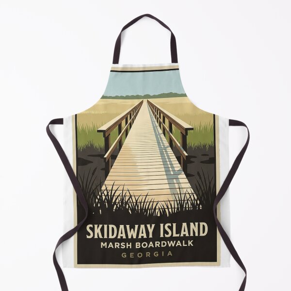 Artikelvorschau, Aufkleber für den Skidaway Island Marsh Boardwalk im Georgia State Park entworfen und verkauft von DetourDgn.