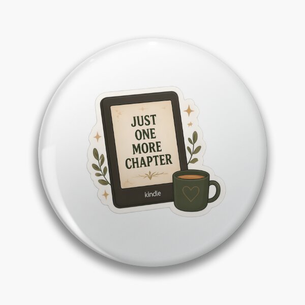 Item preview, Just One More Chapter Kindle - Cozy Coffee Bookish Reader designed and sold by aysenism.
