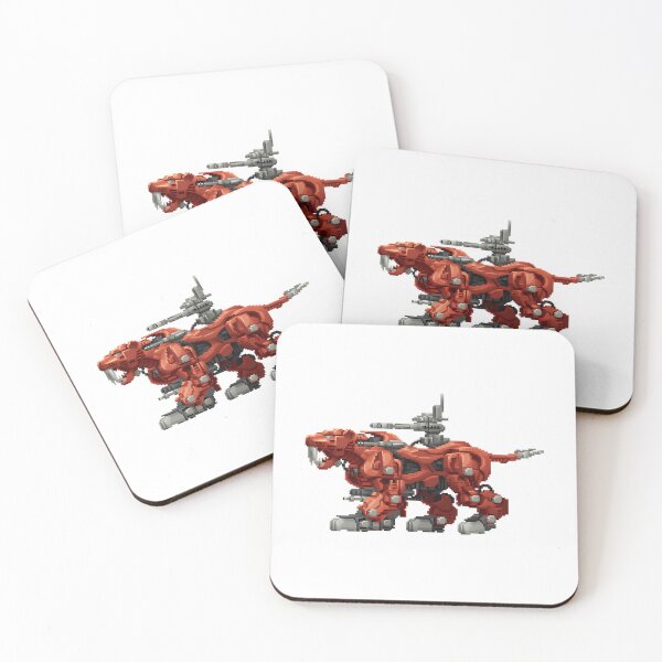 Item preview, Zaber Fang Red Zoid Pixel Art designed and sold by layneeporterfie.