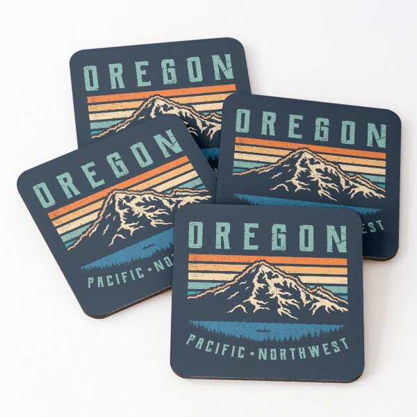 Item preview, Oregon Retro Mountains designed and sold by TigerTom Design.