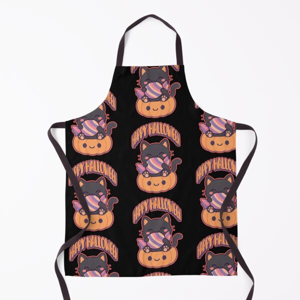 Item preview, Happy Halloween Candy Cat – Cute Black Cat Design designed and sold by tellia-kallisto.