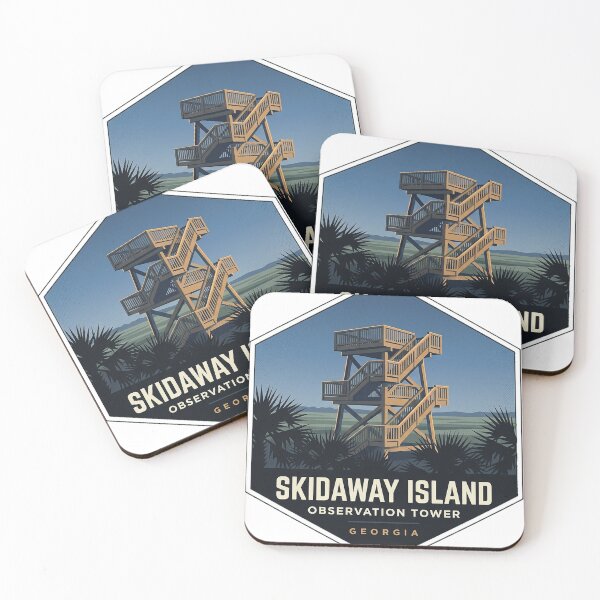 Item preview, Skidaway Island Sandy Point Observation Tower Sticker designed and sold by DetourDgn.