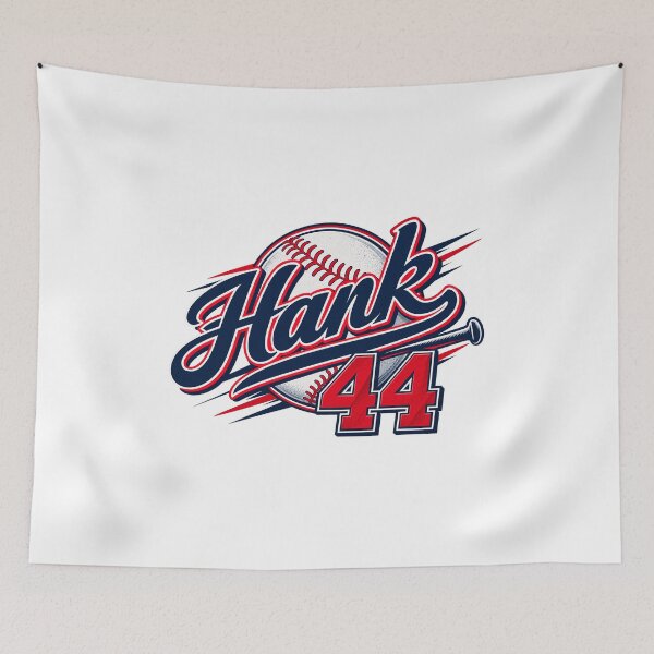 Item preview, Hammerin Hank 44, Baseball designed and sold by SteveLPenix.