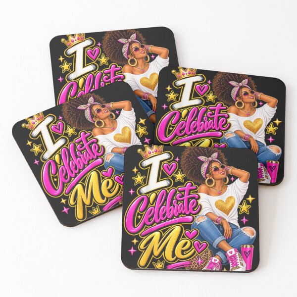 Item preview, I Celebrate Me Black Woman designed and sold by Crookedorbit.