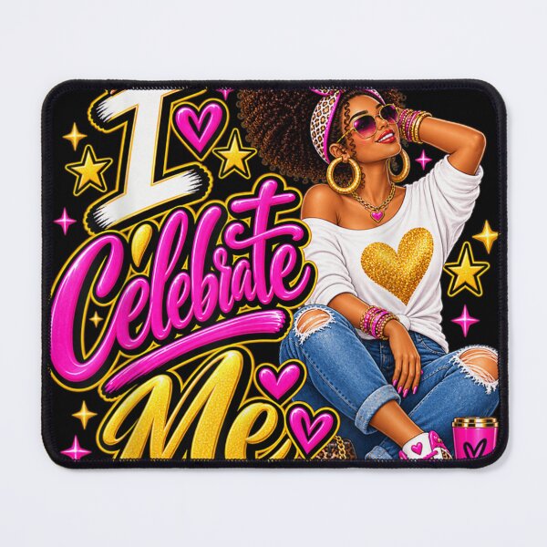 Item preview, I Celebrate Me Black Woman designed and sold by Crookedorbit.