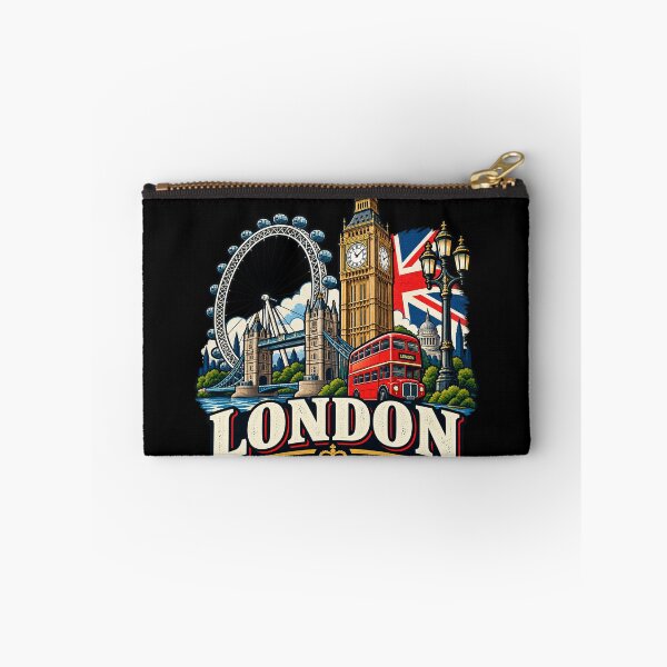 Item preview, London England – Vintage London Landmarks Travel Art designed and sold by 50Pxels.