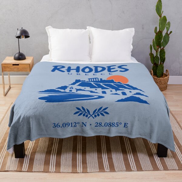 Item preview, Rhodes Greece Lindos Acropolis Travel Art designed and sold by MavtM.