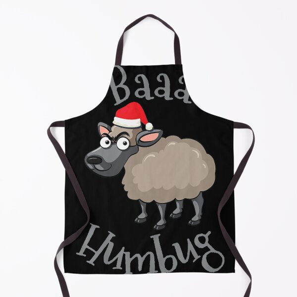 Item preview, Baa Humbug Grumpy Christmas Sheep Funny Pun Quote Joke designed and sold by HernandoMS.