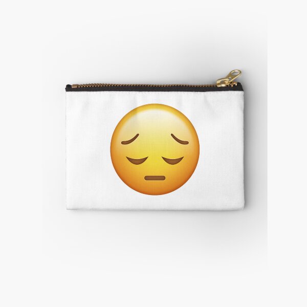 Item preview, Sad Pensive Yellow Emoji Face designed and sold by Tom-Riley.