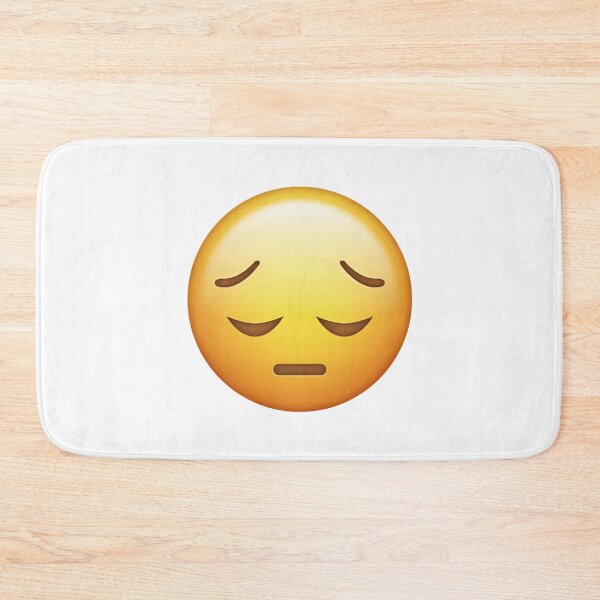 Item preview, Sad Pensive Yellow Emoji Face designed and sold by Tom-Riley.