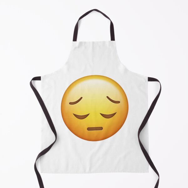 Item preview, Sad Pensive Yellow Emoji Face designed and sold by Tom-Riley.