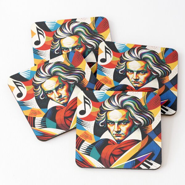 Item preview,   Ludwig Van Beethoven, German composer Illustration. designed and sold by GalleryKauffeld.