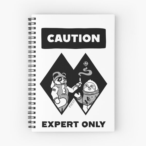 Item preview, Caution Expert Only Double Black Diamond designed and sold by Foksy Art.