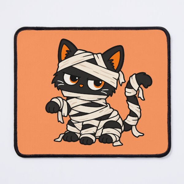 Item preview, Cute Mummy Cat Halloween Spooky Kitty designed and sold by MewMade.