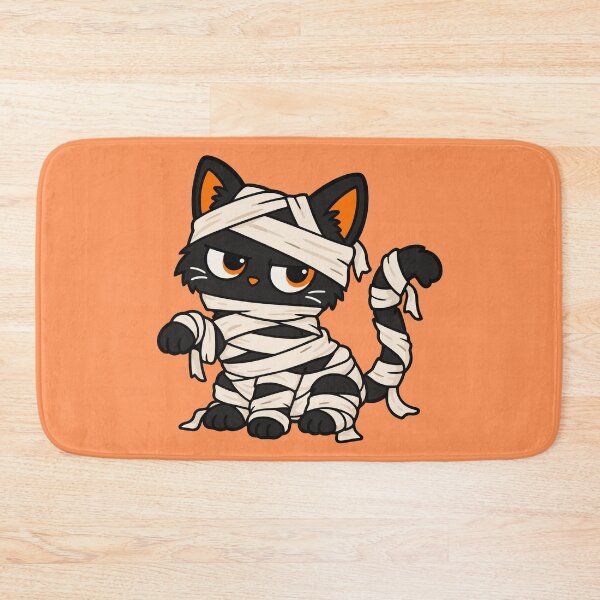 Item preview, Cute Mummy Cat Halloween Spooky Kitty designed and sold by MewMade.