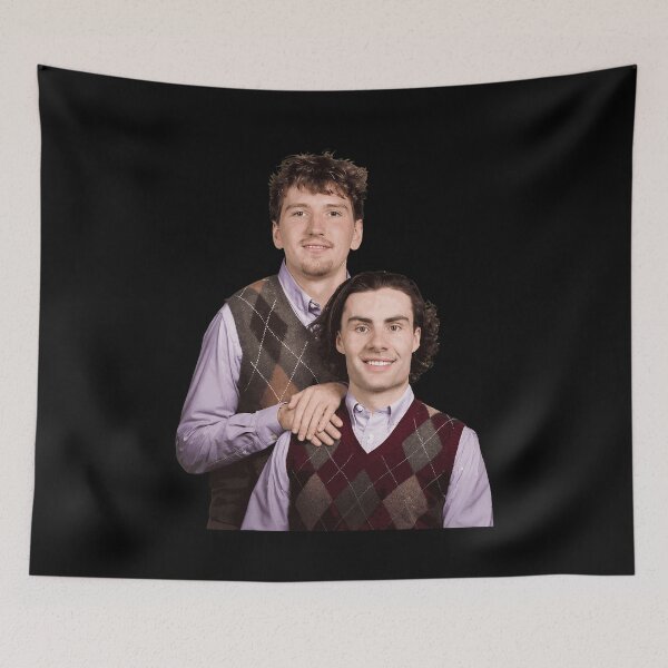 Item preview, Retro School Photo Two Guys Vintage Argyle  designed and sold by JeanetteU98857.