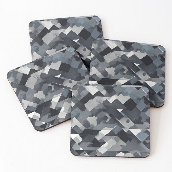 Item preview, Abstract Gray Camouflage  designed and sold by shelteredinside.