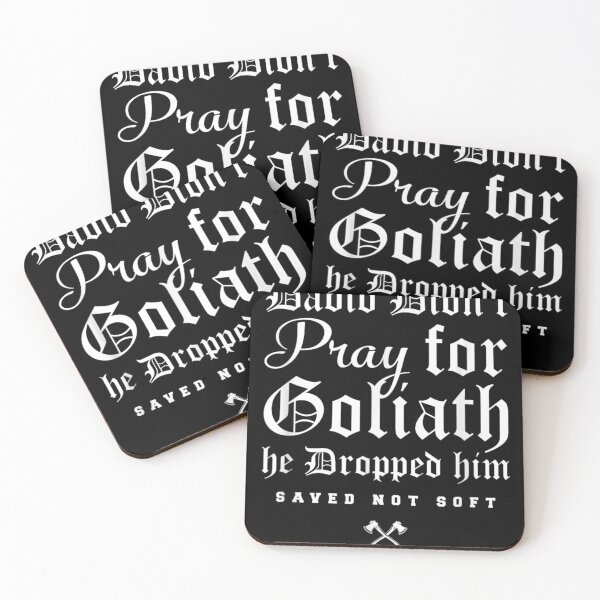 Item preview, David Didn't Pray for Goliath he Dropped him Saved not Soft designed and sold by Crookedorbit ⭐⭐⭐⭐⭐ .