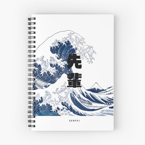 Item preview, Senpai | Japanese Great Wave | Japanese Design designed and sold by JapanMemoir.