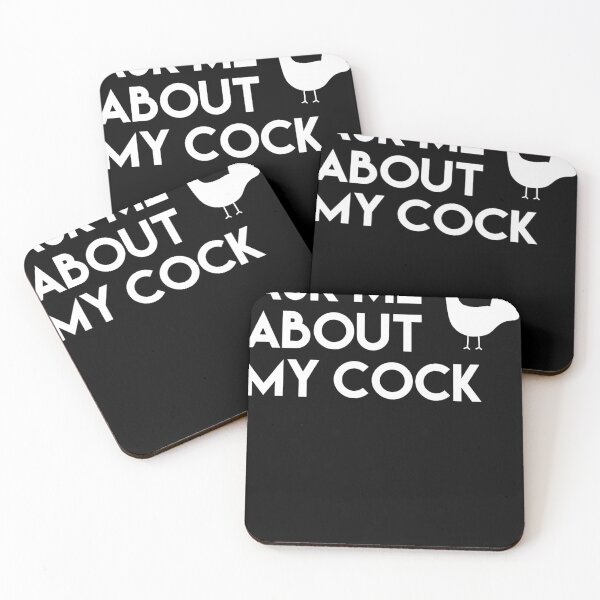 Item preview, Ask Me About My Cock Funny Novelty Chicken designed and sold by HernandoMS.