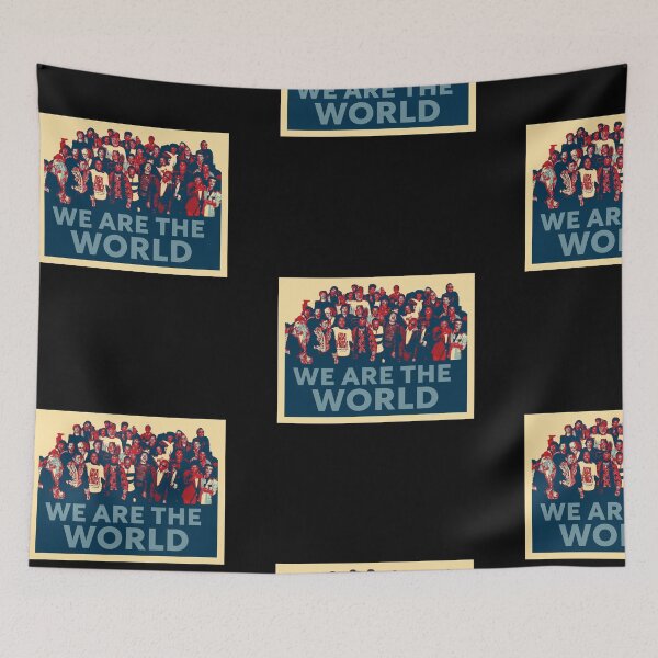 Item preview, We Are the World designed and sold by VerdePlantTees.