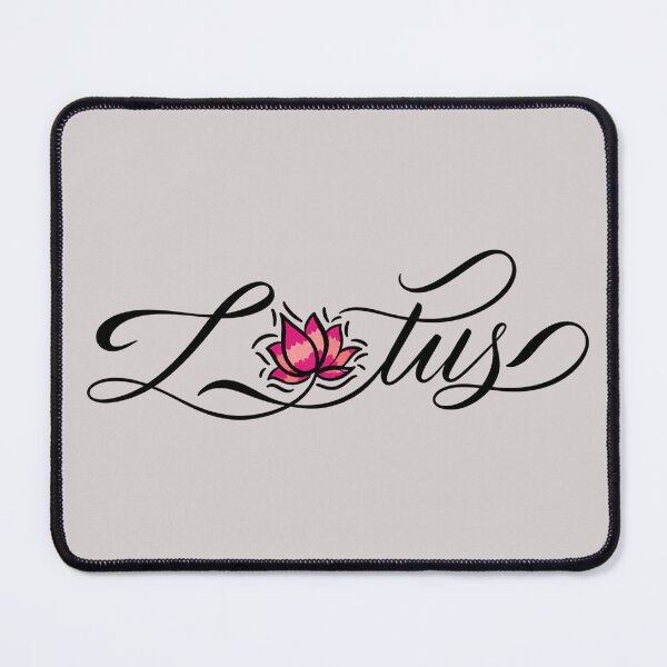 Item preview, Lotus – Elegant Handmade Calligraphy with Lotus Digital Art designed and sold by Neha-Daily-Art.