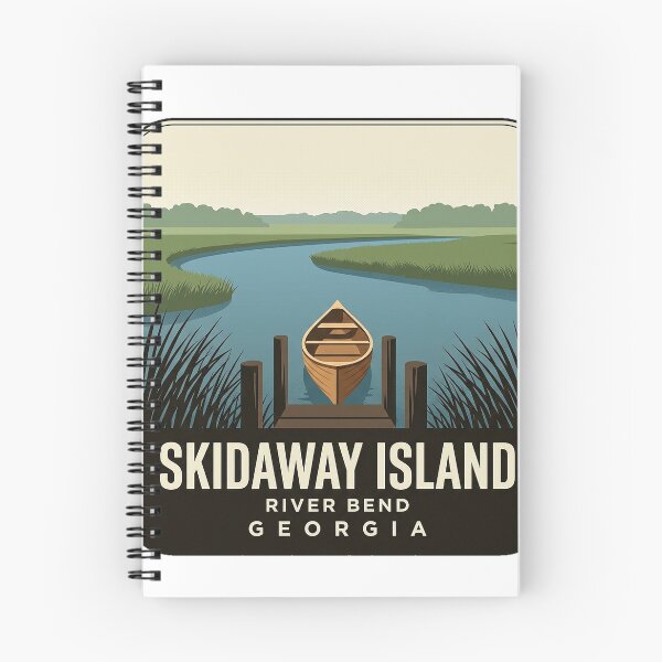 Item preview, Skidaway Island River Bend Canoe Dock Sticker Georgia designed and sold by DetourDgn.